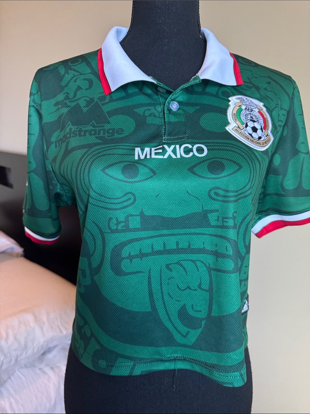 Mexico National Team Cropped Polo Jersey